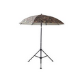 7' Acrylic Coated Canvas Industrial Umbrella w/ Carrying Case - Camouflage